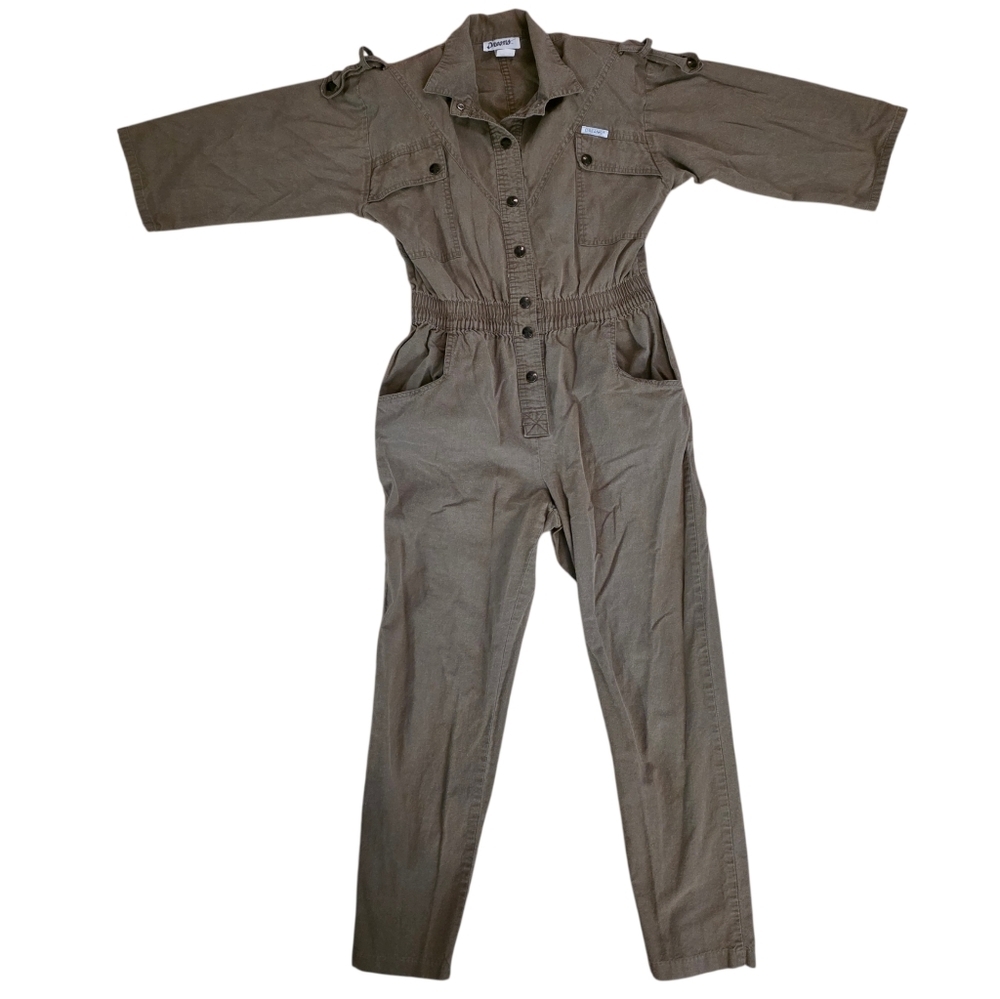 Vintage Dreams 3/4 Sleeve Jumpsuit- Small